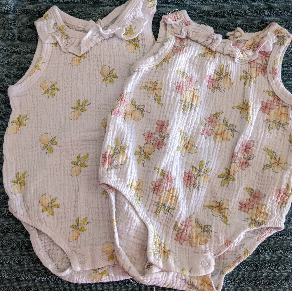 Infant girls spring/summer outfits (set of 2)